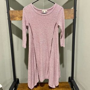 Miami maroon and white dress XS